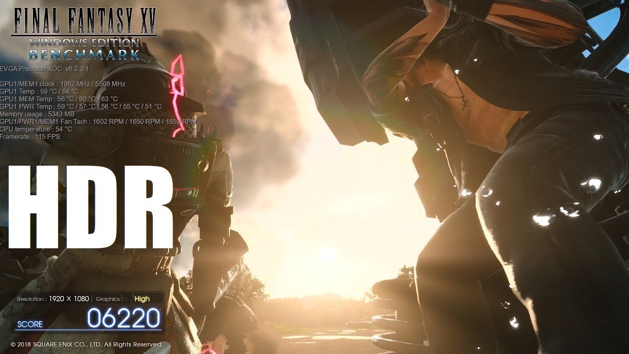 Final Fantasy Xv Pc Benchmark Test In Hdr Youtube Final Fantasy Xv Pc Benchmark Test In Hdr Youtube