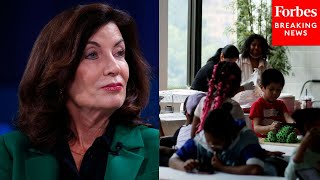 Gov. Kathy Hochul Asked Point Blank About Sanctuary City Status Of NYC