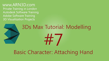 Tutorial: 3Ds Max: Modelling: #7: Basic Character: Attaching Hand