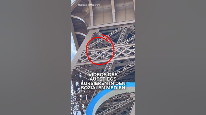 OLYMPIA 2024: Schock in Paris! Mann klettert auf den Eiffelturm I WELT #shorts