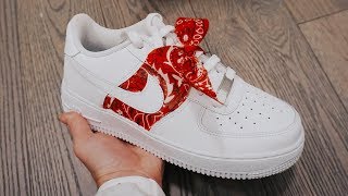 air forces with red bandana