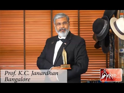 Honours Prof K C Janardhan with the 3rd Inked Happiness Lifetime Achievement Award