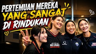 Momen pertemuan Mega,buki,Yeom hyeseon & Pyo seungju di media Day🥰 #fyp #volleyballworld 