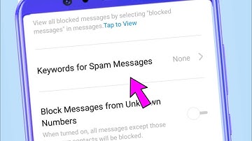 keyboard for spam message | message setting || Oppo!