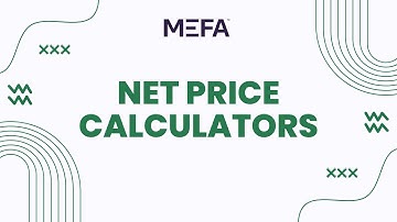Net Price Calculators