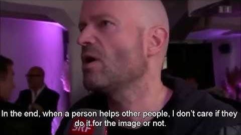 Swiss TV SRF Show about ROKPA Event with ROKPA Ambassador Marc Forster at Zurich Film Festival 2013