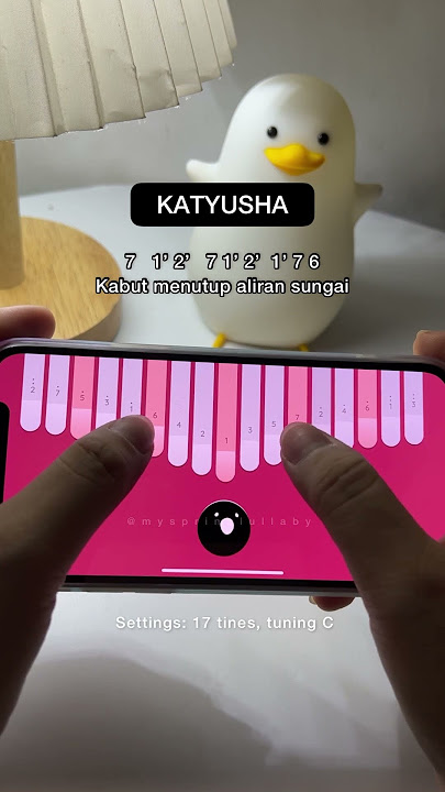 ‘Katyusha’ Kalimba Tutorial #myspringlullaby #katyusha #kalimbatabs