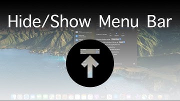 How To Automatically Hide and Show the Menu Bar in MacOS 11 Big Sur