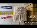 Macrame Lampshade/Chandelier  A to z