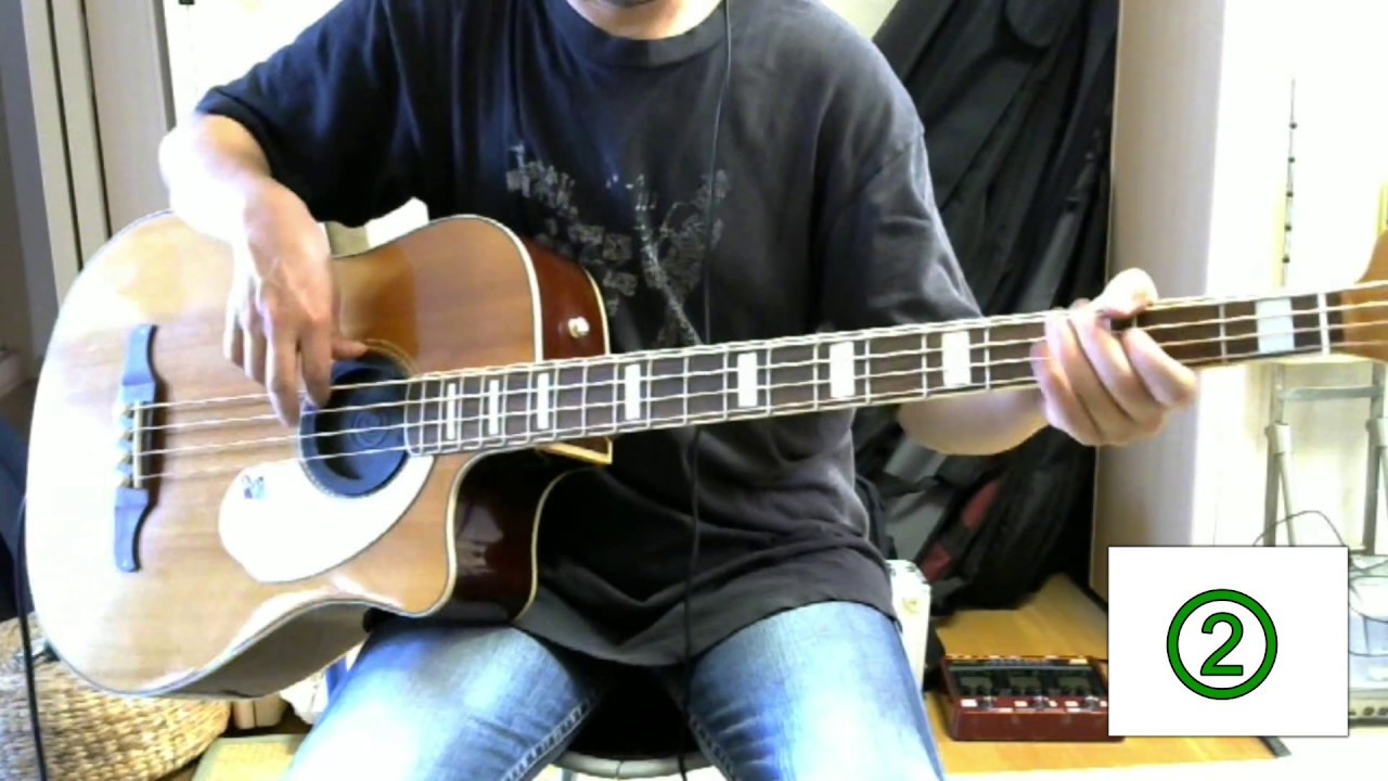 0010 Fender Kingman エレアコベースを 指弾きで弾き比べ Youtube