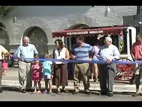 Miamisburg Hamburger Wagon Ribbon Cutting Ceremony