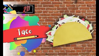 2D: Taco (Collage)