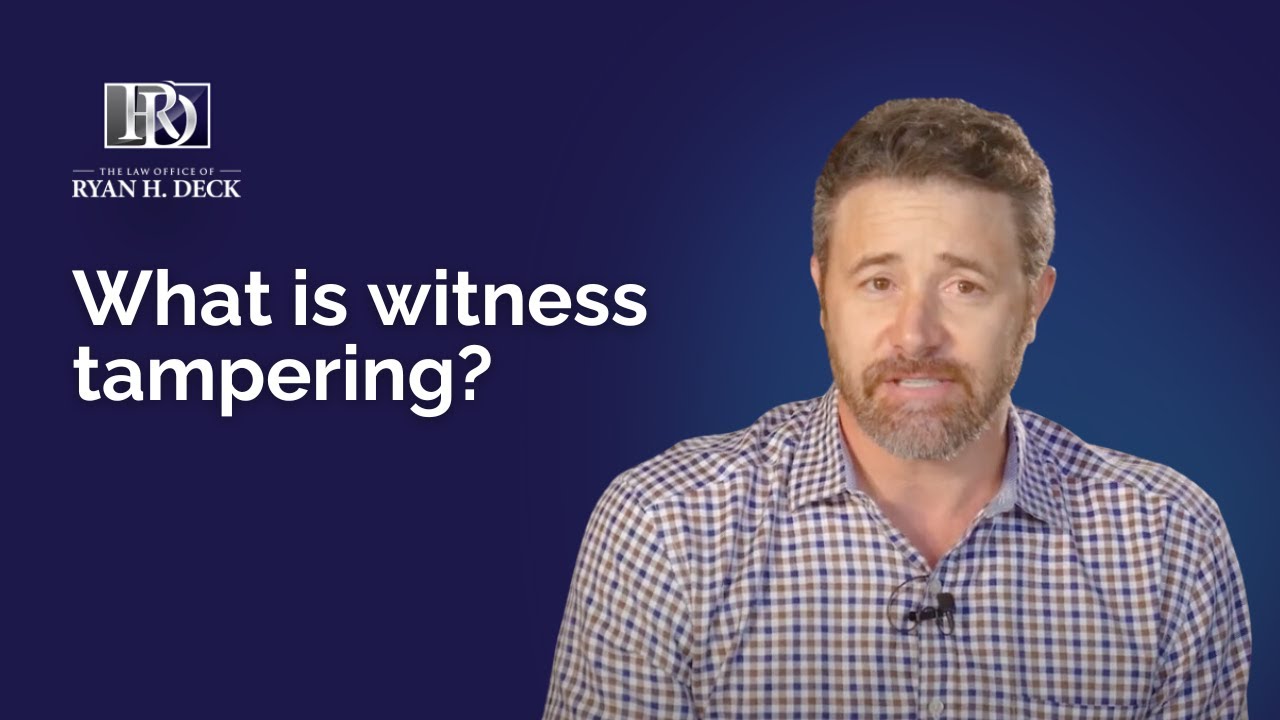 what-is-witness-tampering-youtube