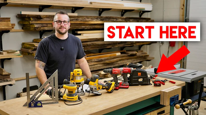 13 Tools Every Beginner Woodworker Needs // $1500 Woodworking Shop
