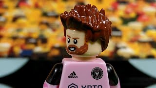 Lionel Messi Inter Miami Free Kick in LEGO