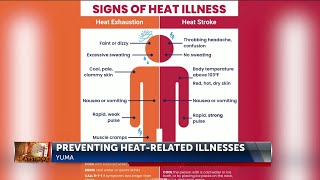 Local health experts warn the dangers of heat exhaustion and heat stroke