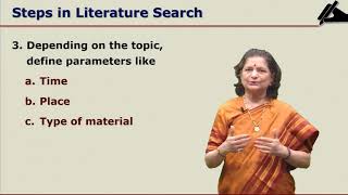 Methodology of Literature Review - Steps by Dr. Sushama Powdwal