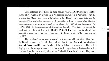 KEAM 2022 | RESULT PLUS TWO MARK