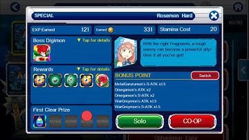 [Digimon Links] Advent Beginnings: Rosemon (Hard)