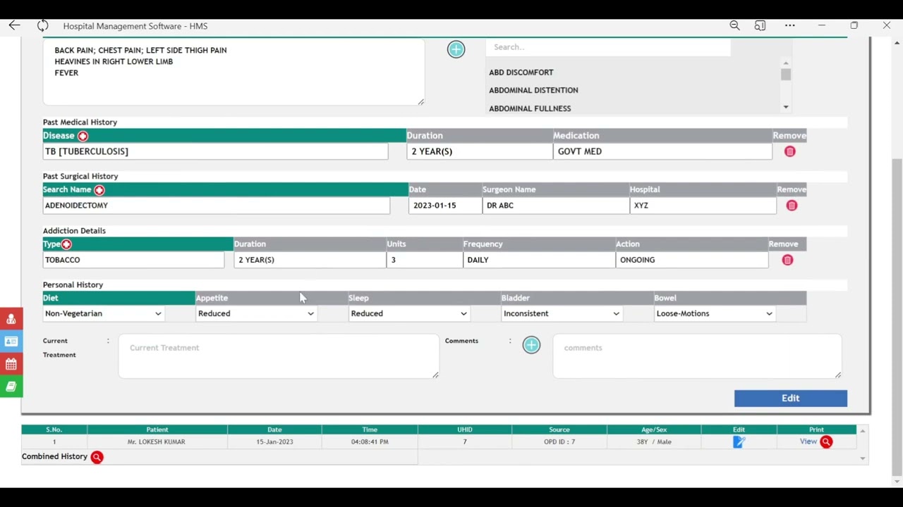 OPD SOFTWARE DEMONSTRATION : SOFTCURE HOSPITAL SOFTWARE