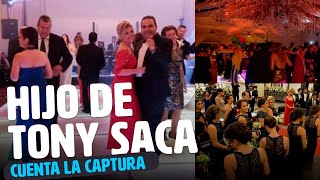 Hijo de Tony Saca cuenta como Capturaron a Tony Saca en medio de su BODA