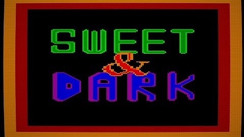 Sweet and Dark - Amstrad CPC - Short gameplay