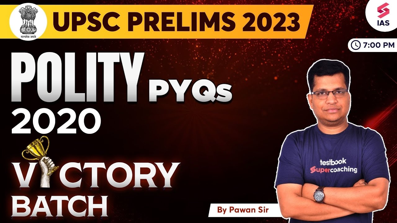 Polity PYQs for UPSC 2023 Prelims | Year 2020 | UPSC Previous Year ...