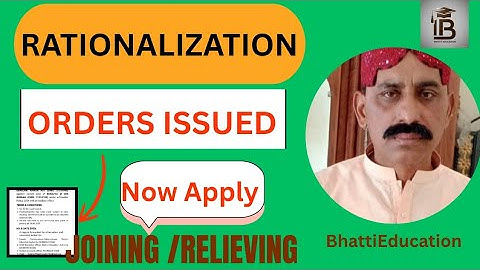 Rationalization Update | SED Issued Orders | Joining & Relieving Process Explained | Apply Now