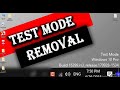 How to remove  test mode in windows 10