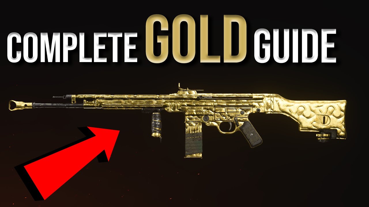 How to get the STG44 Gold in Vanguard! Complete Gold Camo Guide