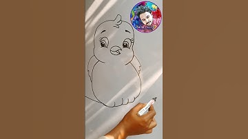 how to draw tweety bird | bird drawing for beginners 🐥🐥🎨🎨 #shorts #youtubeshorts #drawing