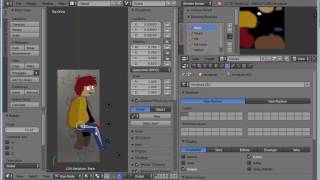 Test Blender Cutout Skinning