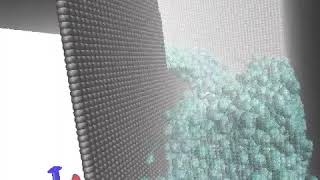 SPH fluid simulation by Navier-Stokes Equation