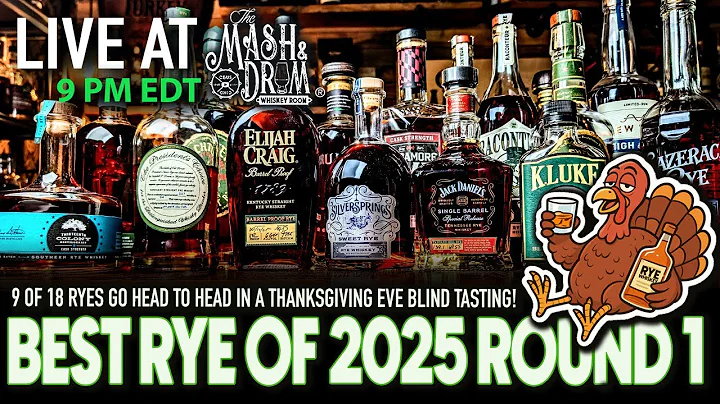 BEST RYE OF 2025 BLIND TASTING! Round 1 LIVE!