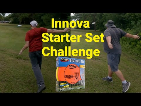 Innova Starter Set Challenge! Disc Golf Duel at Cedar Brook Elementary School