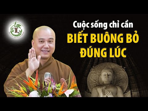 Video Cuộc sống chỉ cần biết Buông Bỏ đúng lúc - Thầy Thích... - youtube