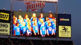 20151002 Cassie Choir Twins Game