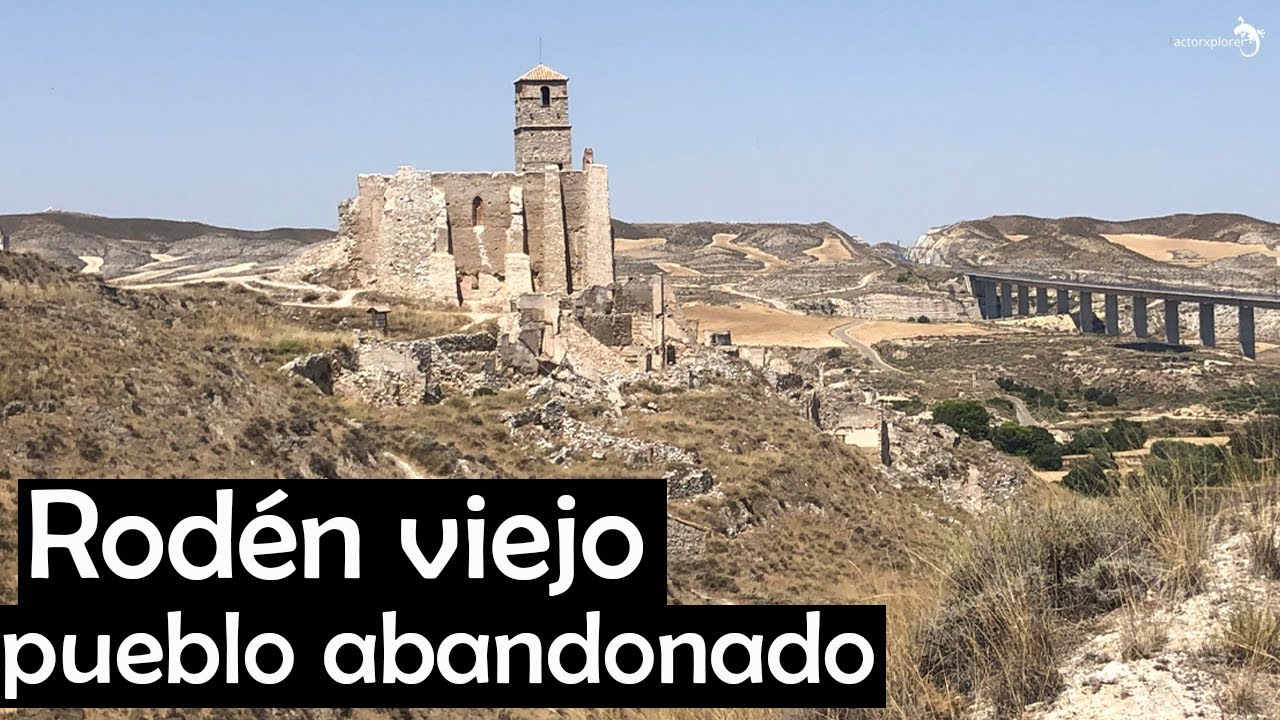 Pueblo abandonado de Rodén viejo ( Zaragoza, España)