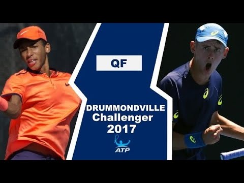 Felix Auger Aliassime vs Alex De Minaur | DRUMMONDVILLE 2017