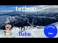 La clusaz  piste bleue dahu