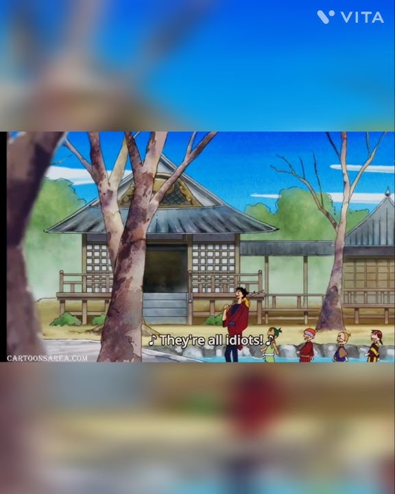 Luffy teaching kids 'Aho baka' song #onepiece #luffy