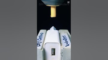 I Tried Friction Welding part 6 | Wood vs Charger | #asmr #experiment #diy