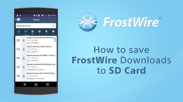 How to save FrostWire for Android downloads to SD Card