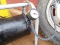Компрессор самодельный из компрессора холодильника.