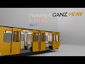Modeling A Metro Train For My Game | Part 2 | Blender Timelapse