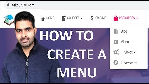 WordPress Menu: How To Create  Menu In WordPress : (2020)