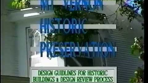 Design Guidelines for Historic Buildings