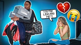 I TOLD MY GIRLFRIEND SHE CHEATED AND I’M LEAVING HER... *SHE CRIED*