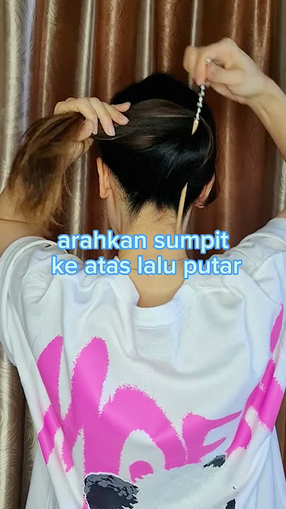 cara pakai tusuk konde | 7 days hairstyle variations