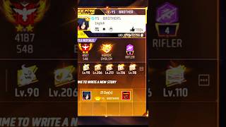 Freefire 100 Level Id